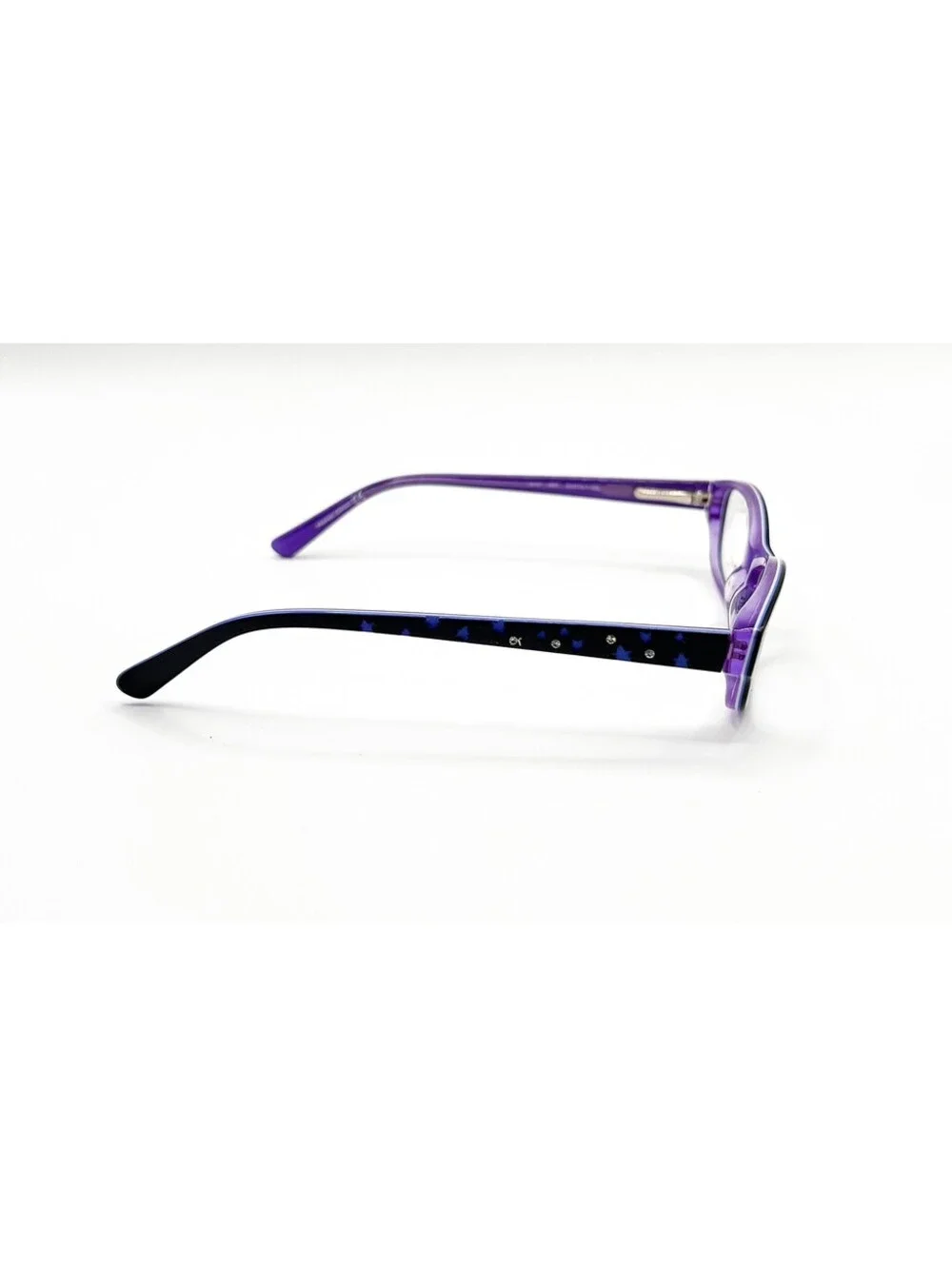 Marchon Nyc Ava 007 Dark Black Iris Authentic Eyeglasses 43-15-120